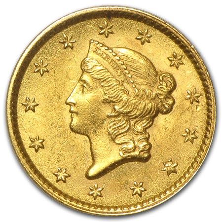 $1 Gold Liberty (Type 1)