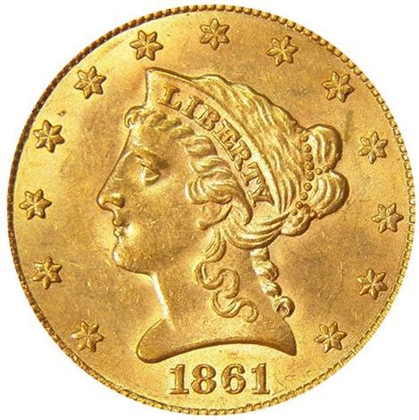 $2.50 Gold Liberty Quarter Eagles