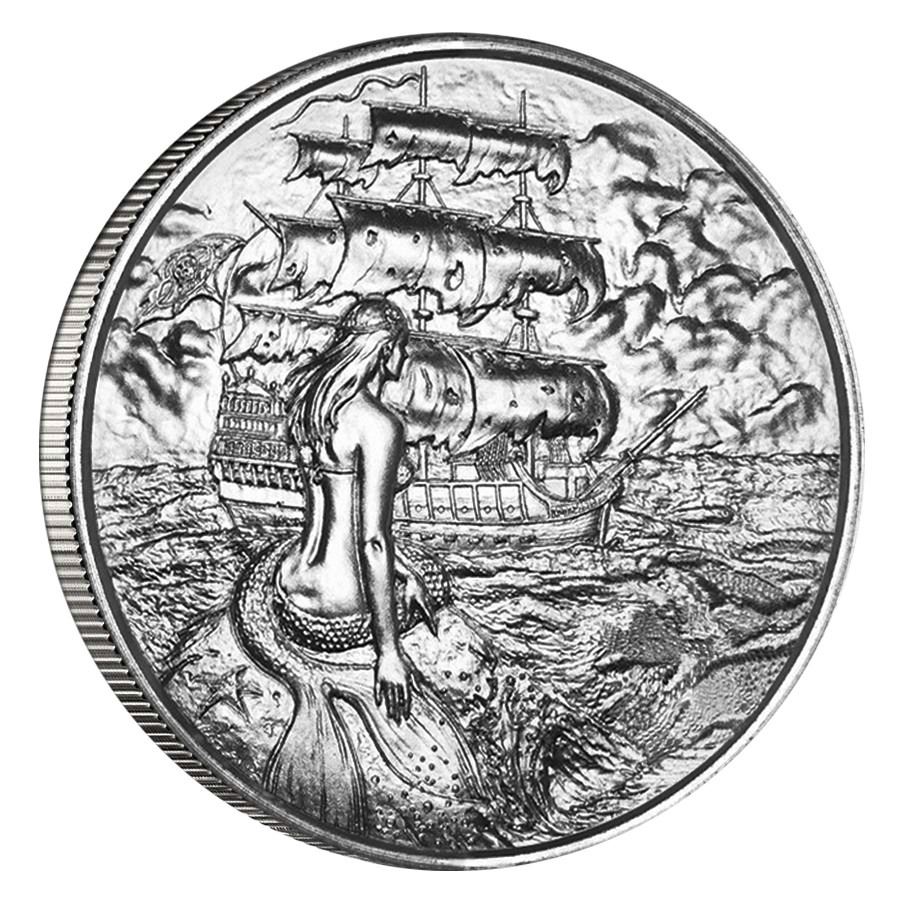 Siren 2 oz Silver Round