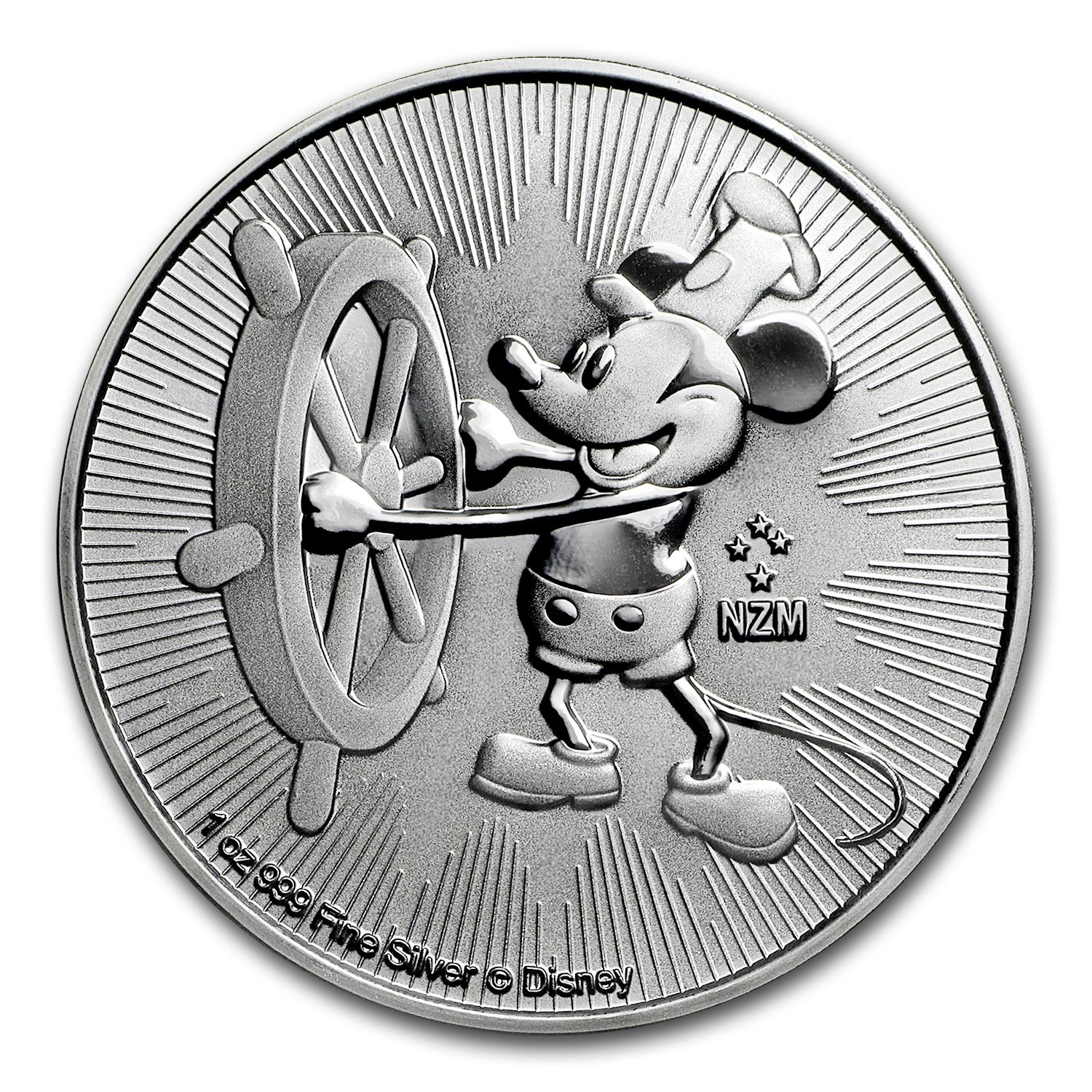 1 oz Steamboat Willie Coin Silver 2017