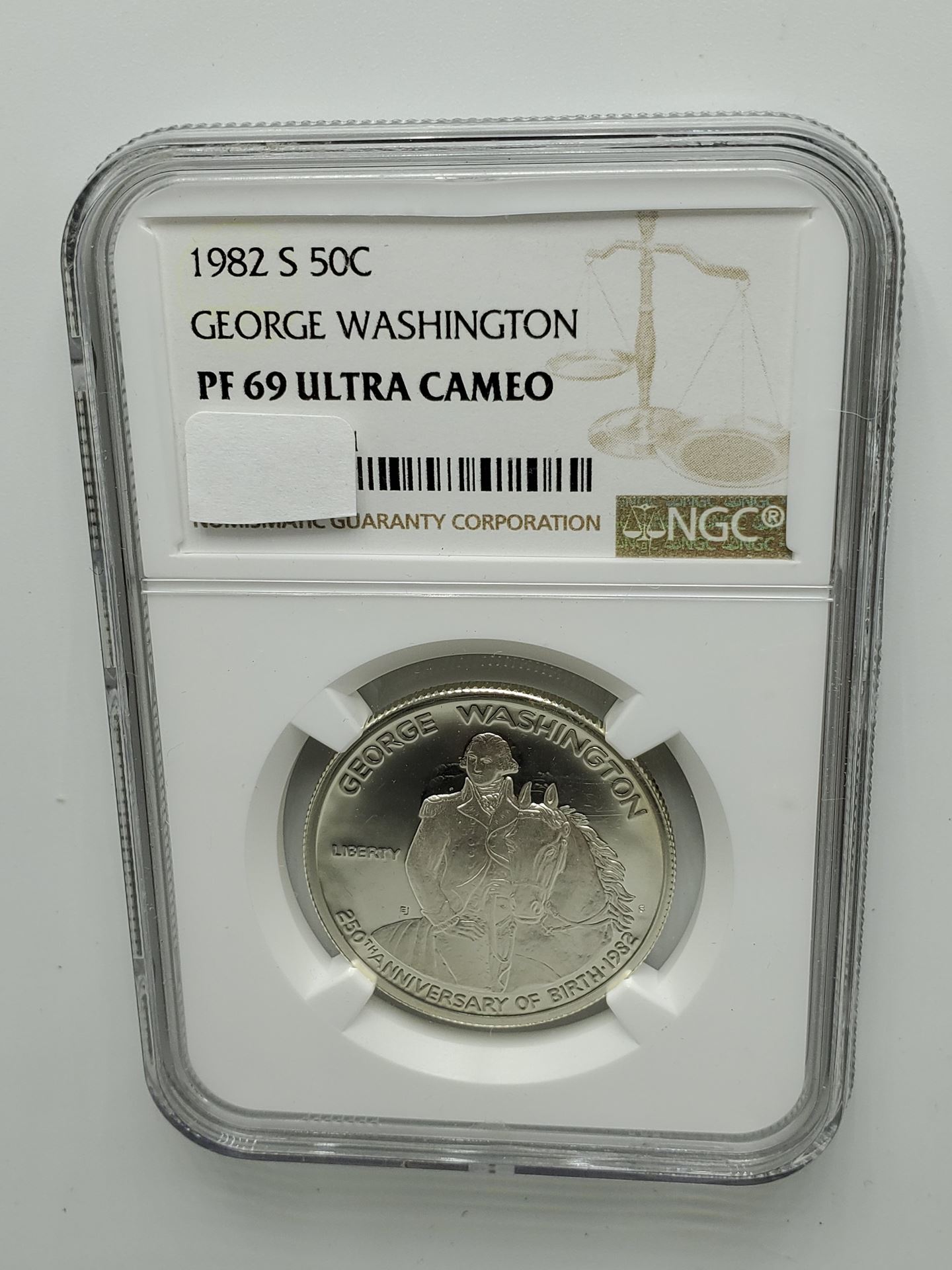 1982S US 50 Cent NGC PF69