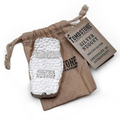 Kilo Tombstone Silver Nugget Bar