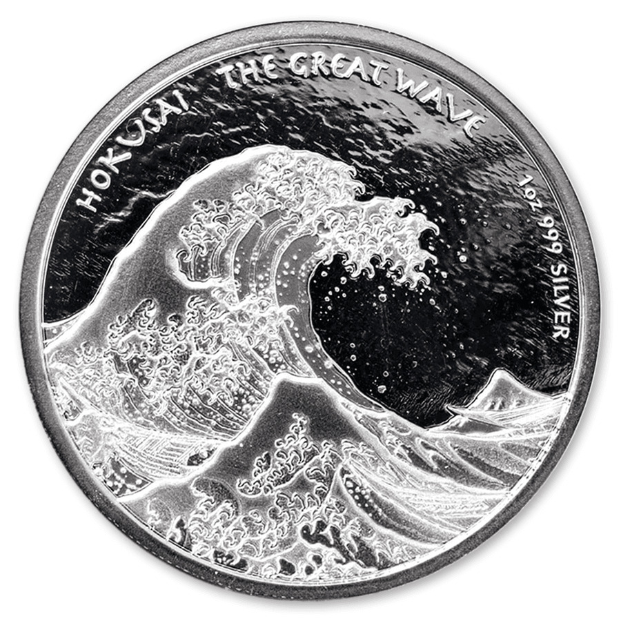 2017 1 oz Silver Great Wave