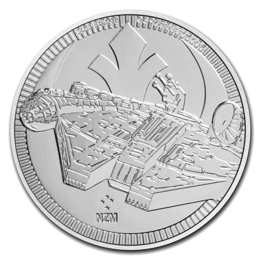 1 oz Millennium Falcon Silver 2021