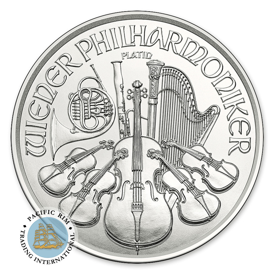 1 oz Platinum Philharmonic BU