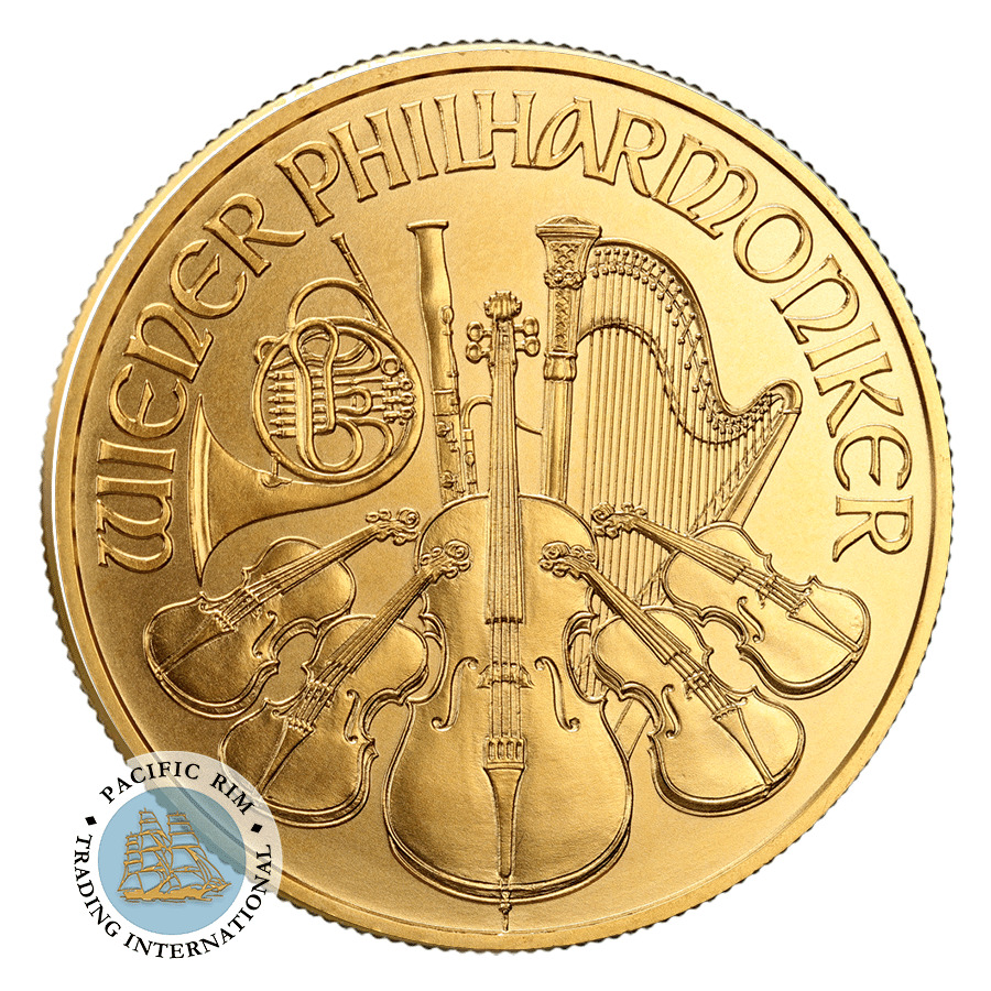 2023 1 oz Gold Philharmonic BU