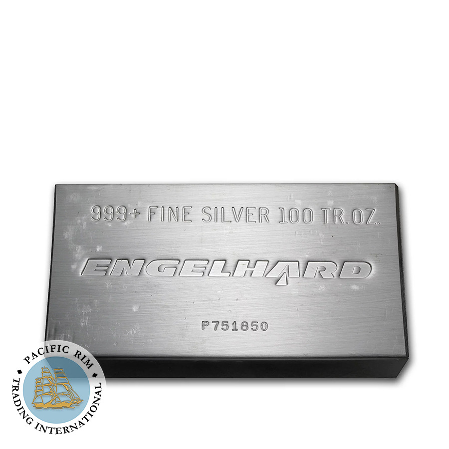 100 Oz Engelhard Silver Bar
