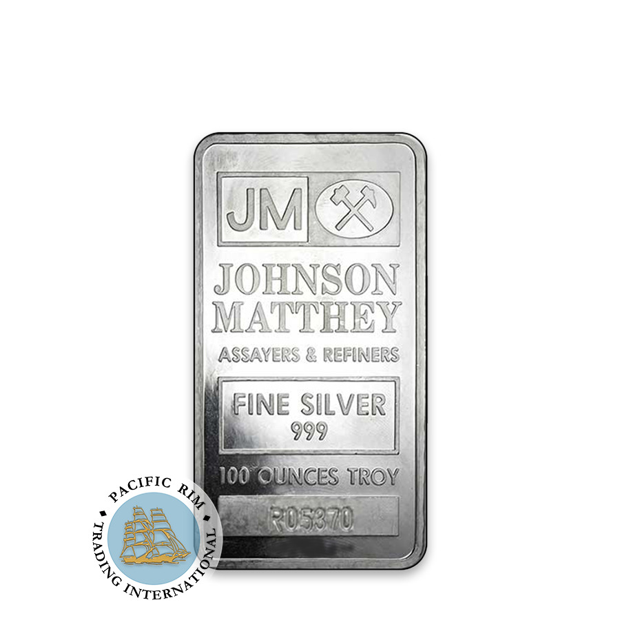 100 oz Johnson Matthey Silver Bar