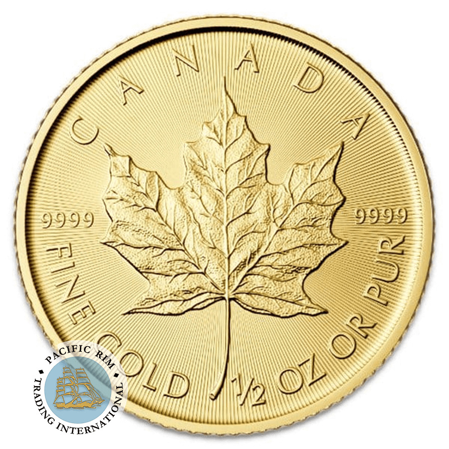 2023 1/2 oz Gold Maple Leaf BU
