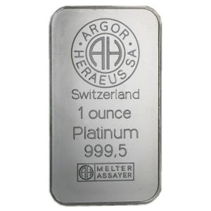 1 oz Platinum Bars
