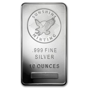 10 oz Silver Bars